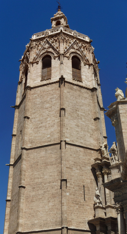 The Tower of the Cathedral of València.